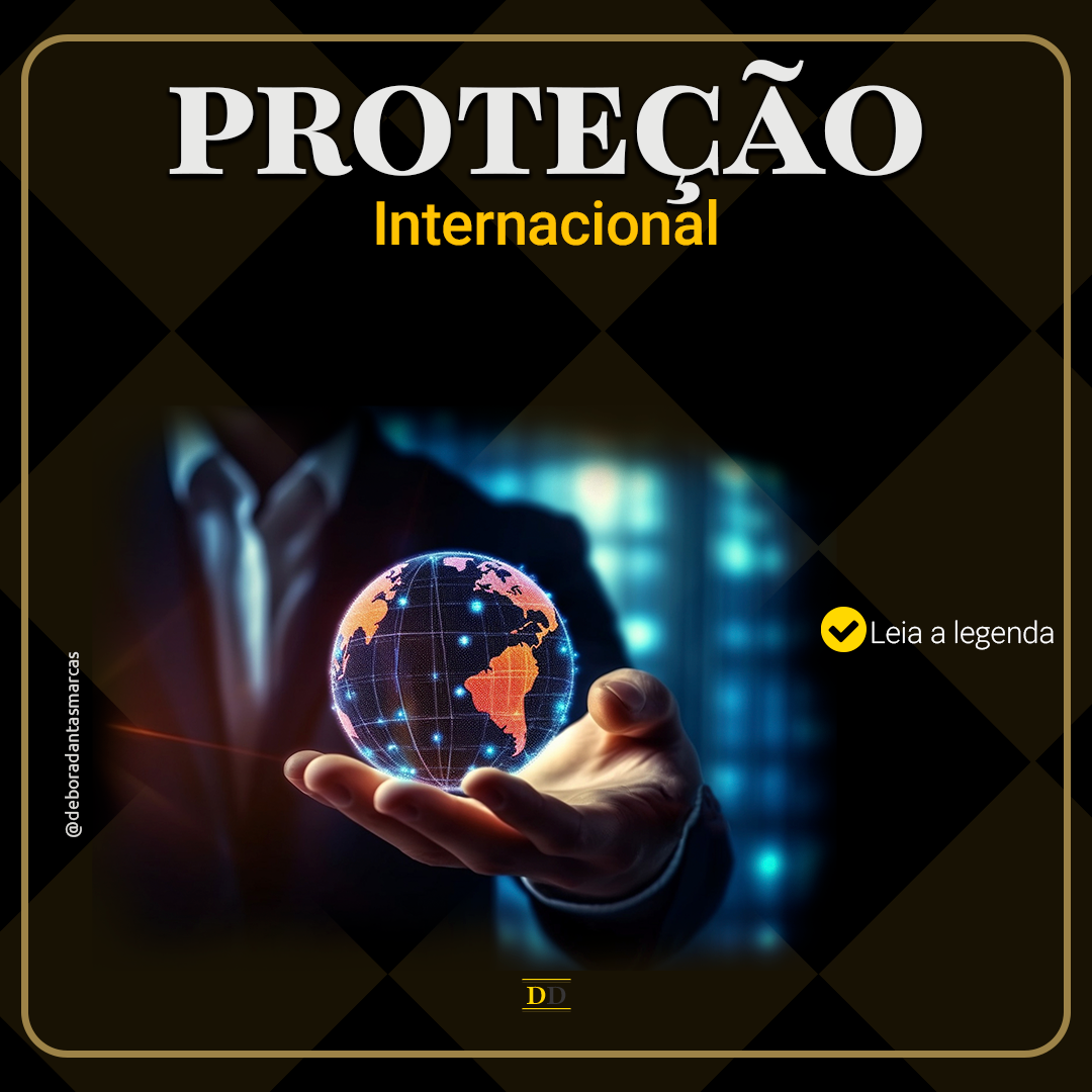 Homem com a mão mundo, proteção internacional